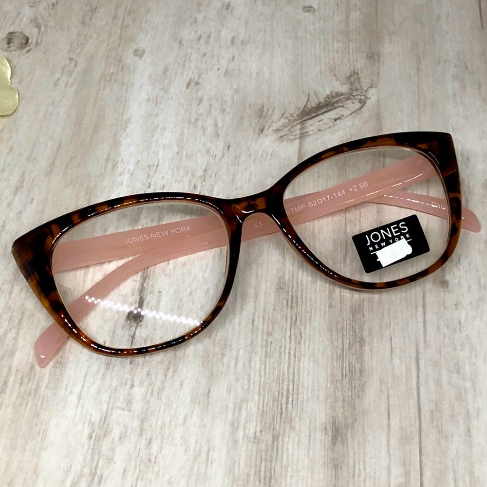 Jones New York Women’s Cat Eye Reading Glasses